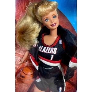 Barbie Rare NBA Portland Trail Blazers Doll by Mattel